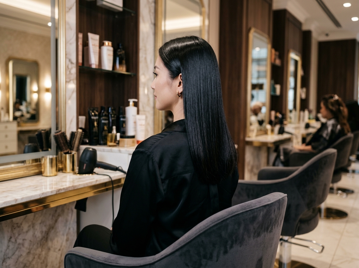 Mẫu Duỗi Tóc Phủ Bóng Nano Silk